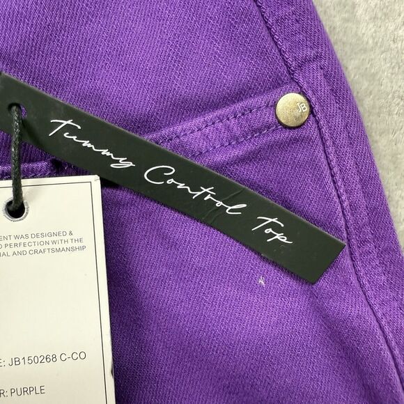 Judy Blue Jean Shorts Womens 1XL Purple Cotton High Waist JB150268 C-CO - Picture 11 of 12